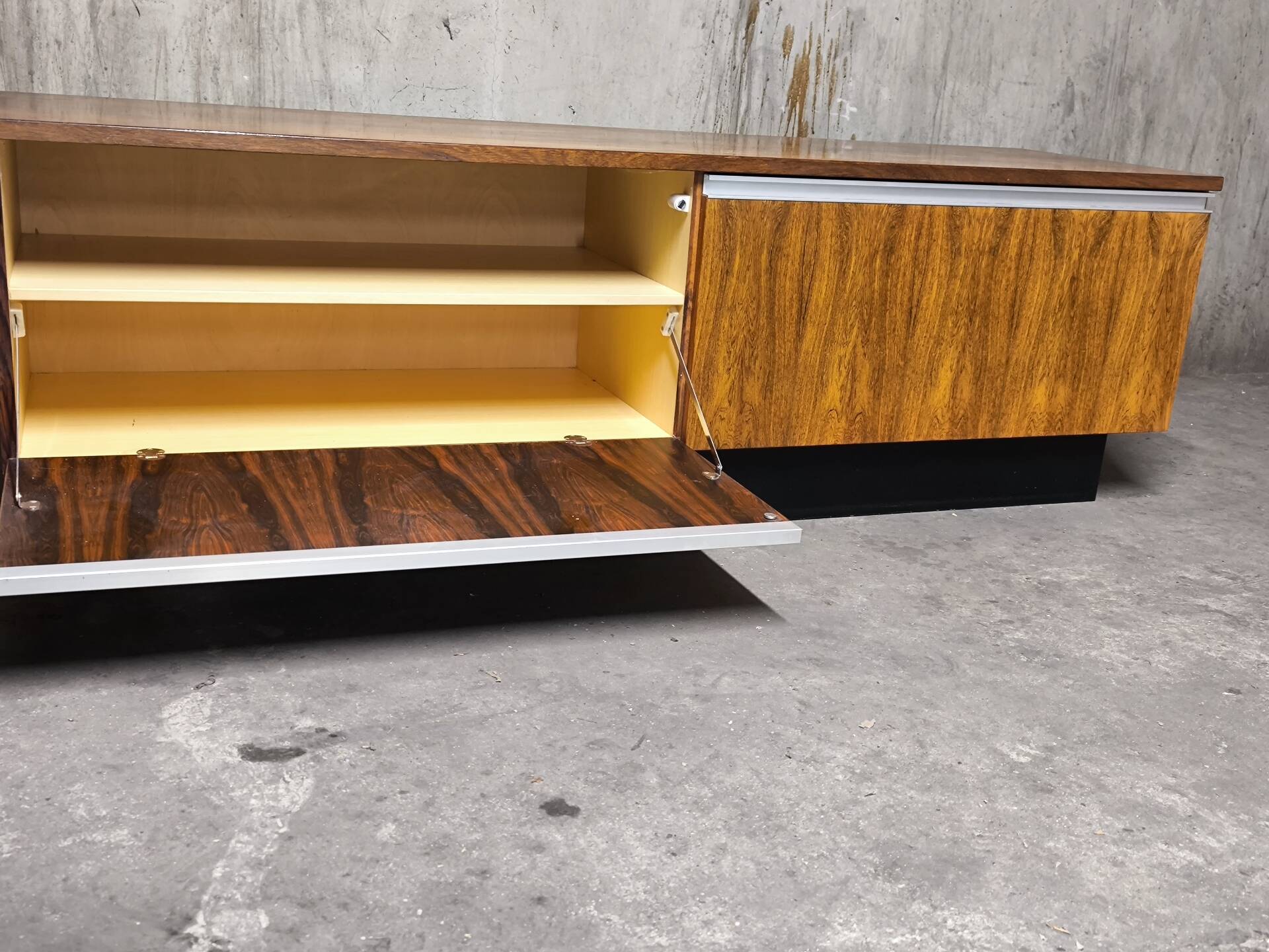 Vintage Scandinavian enfilade from the 1960s in rosewood.