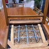 Vintage Scandinavian set – extendable table & 6 chairs