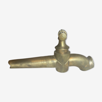 Ancien robinet en bronze signé Gardon