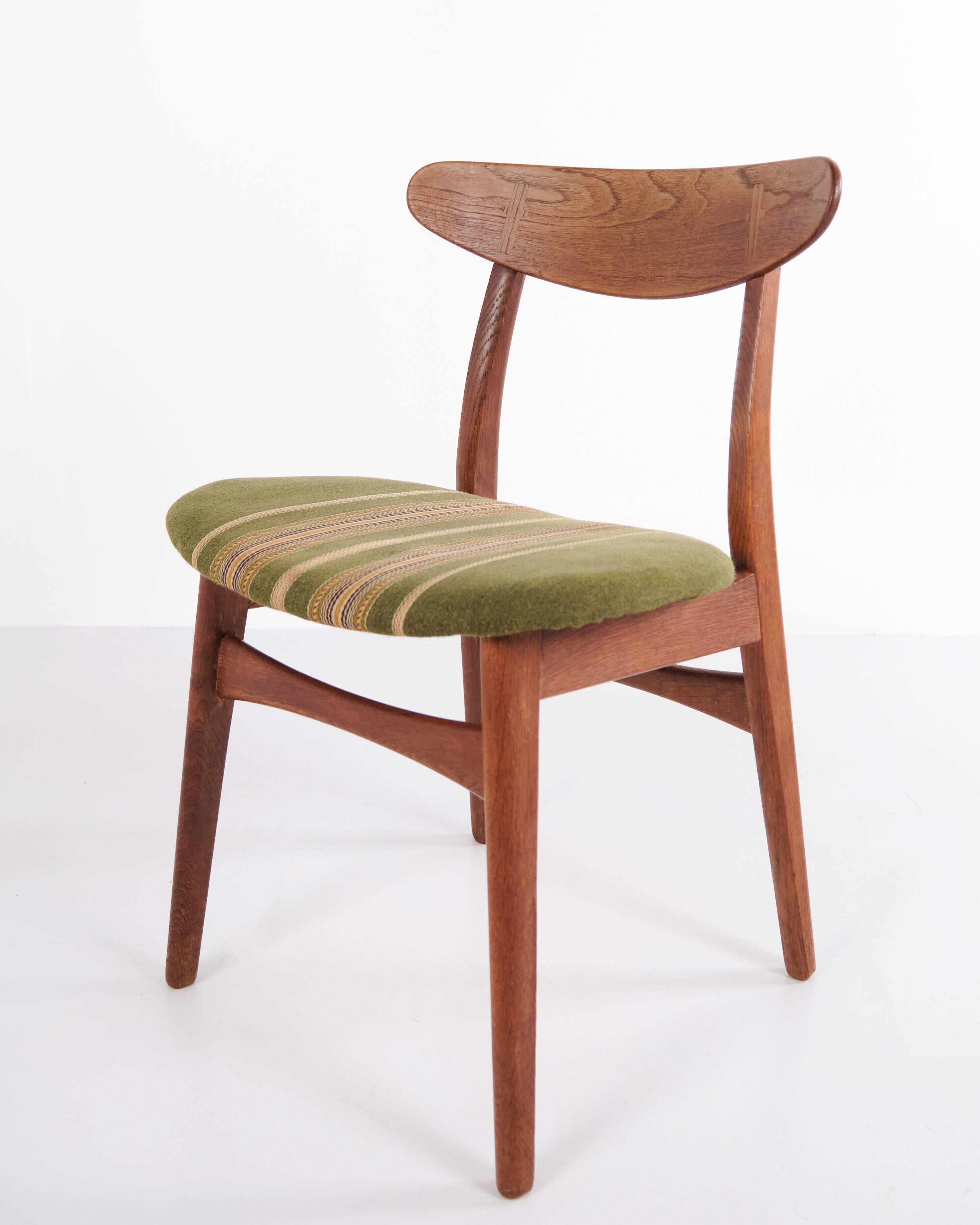 Set of 6 dining chairs – Hans J. Wegner – Model CH30 – Teak & Oak – 1950s