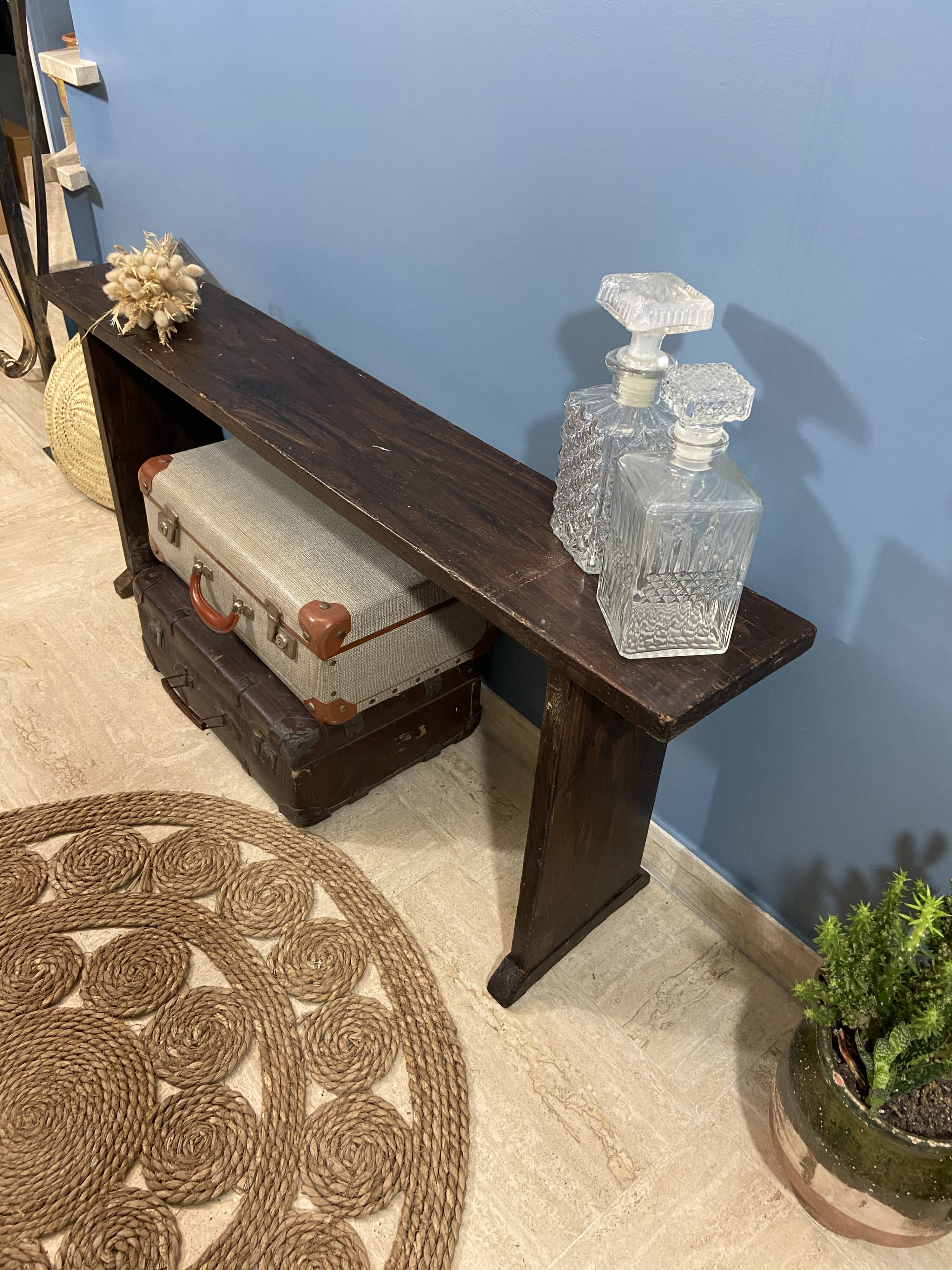 Small old farm bench