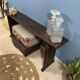 Small old farm bench