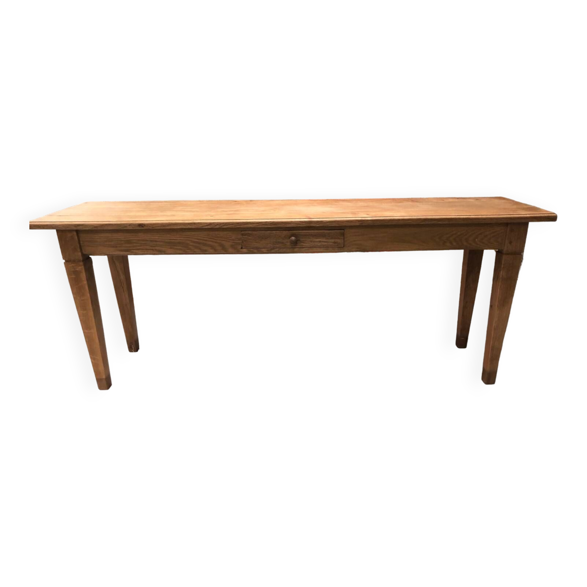 Ancienne table de ferme en chêne