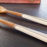 Art deco bakelite salad cutlery