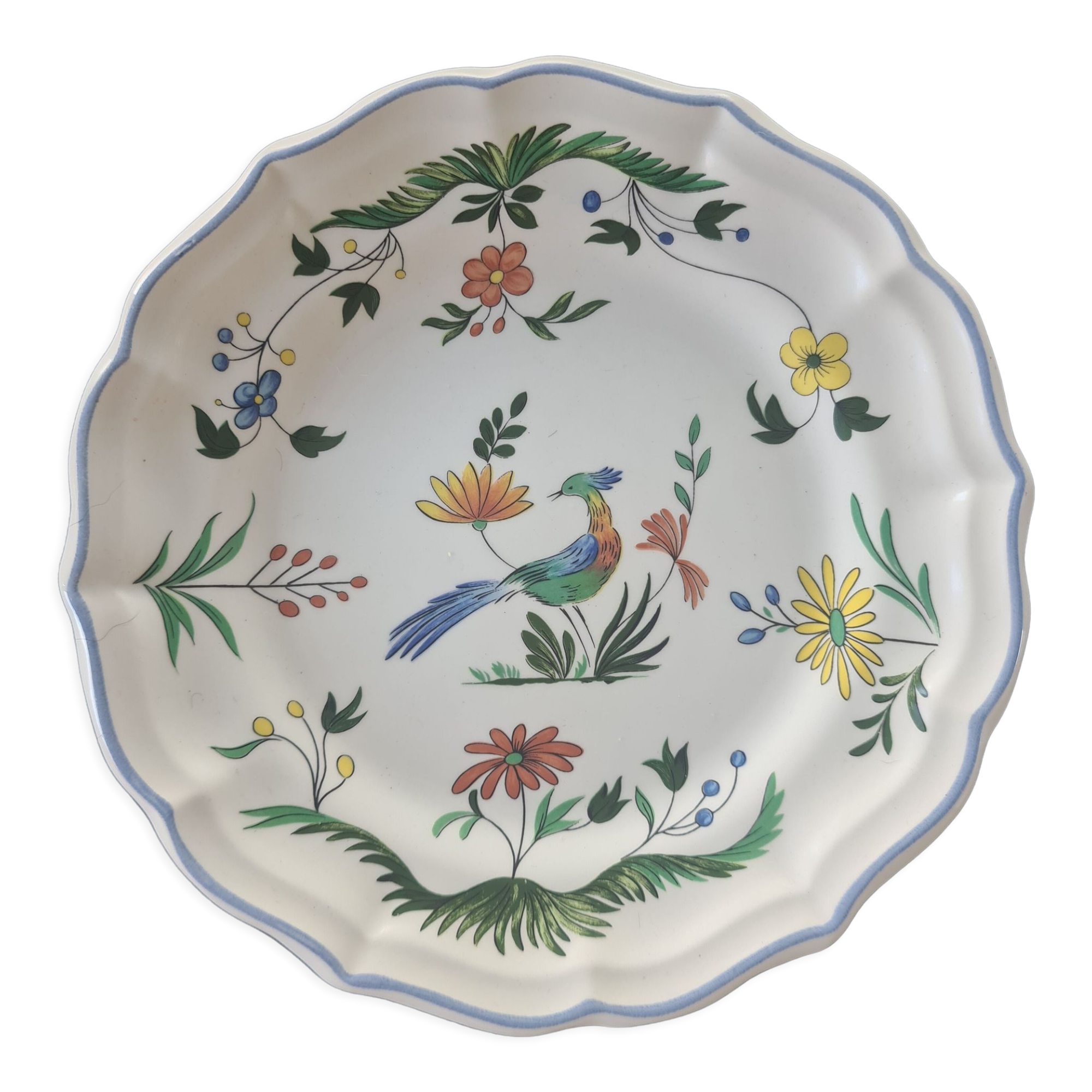Set de 11 assiettes a dessert en porcelaine