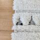 Berber rug with small ethnic triangles 100x190 cm