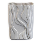 heinrich porcelain VASE model 2086 matte glaze op art wave relief decor 60s