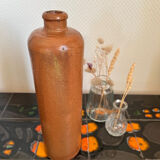 Bouteille en grès ocre MKT vintage