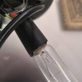 Space age mushroom lamp smoked plexiglass