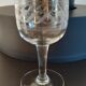 Lot de 9 verres à vin en cristal gravé début XXème