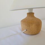 Reconstituted stone bedside lamp
