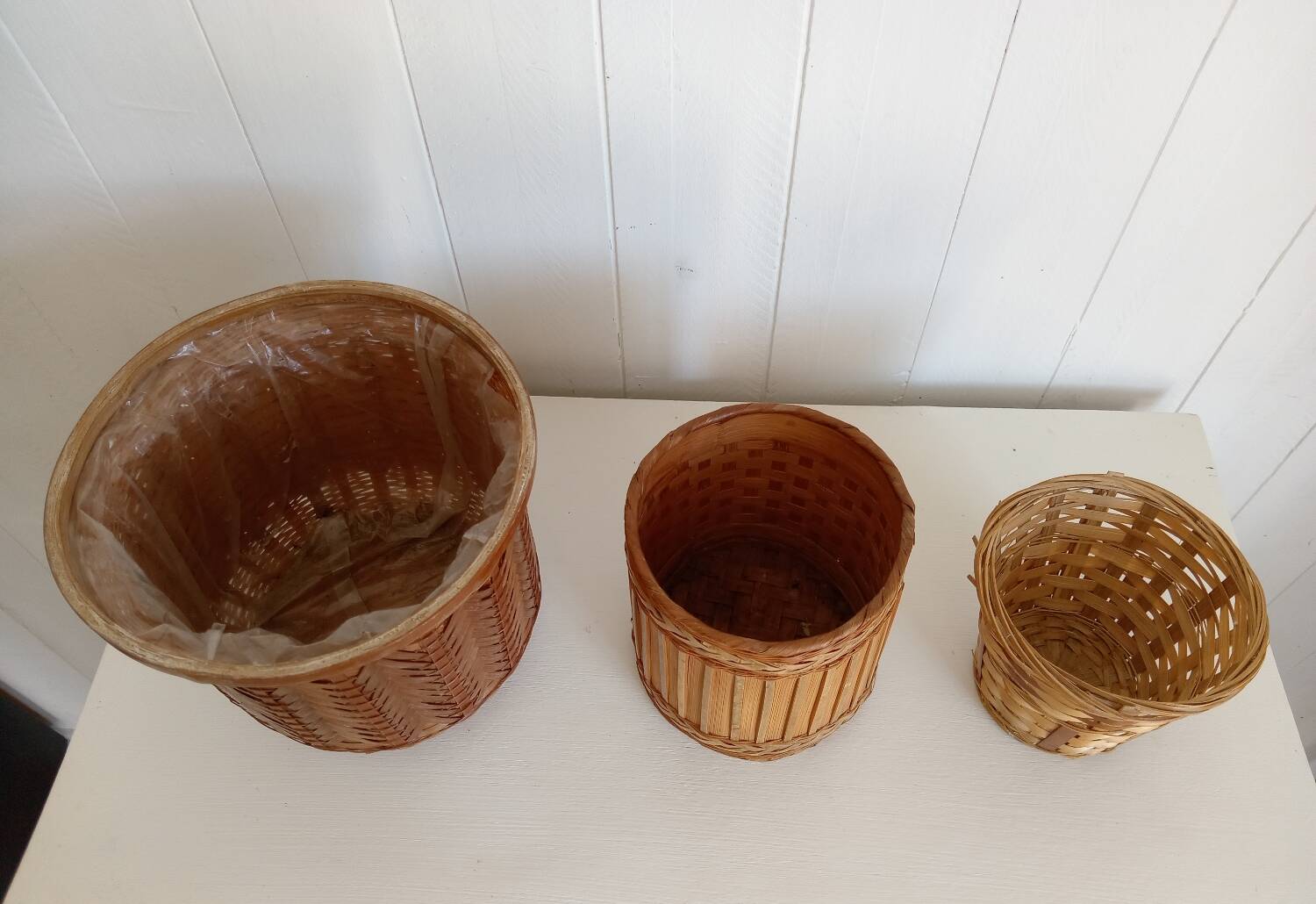Set of 3 pot covers/baskets