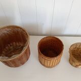 Set of 3 pot covers/baskets
