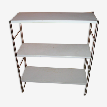 Wall shelf with 3 metal tablets Self for MOFP, 70s/80s