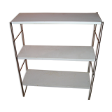 Wall shelf with 3 metal tablets Self for MOFP, 70s/80s