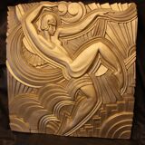 Bas-relief Art Deco, Folies Bergères Paris, French Art Deco