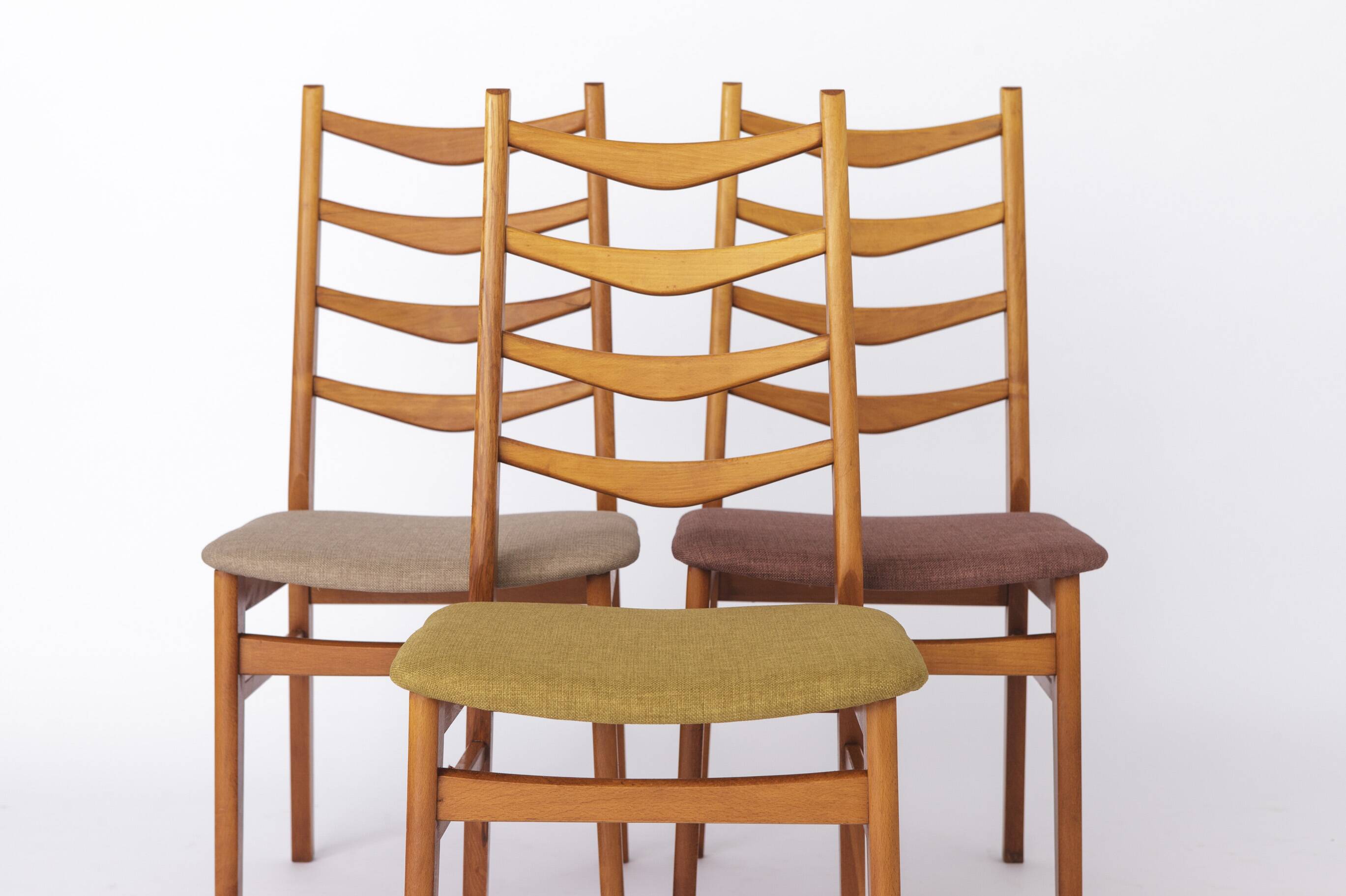 3 Vintage Dining Chairs 1970s - German Design