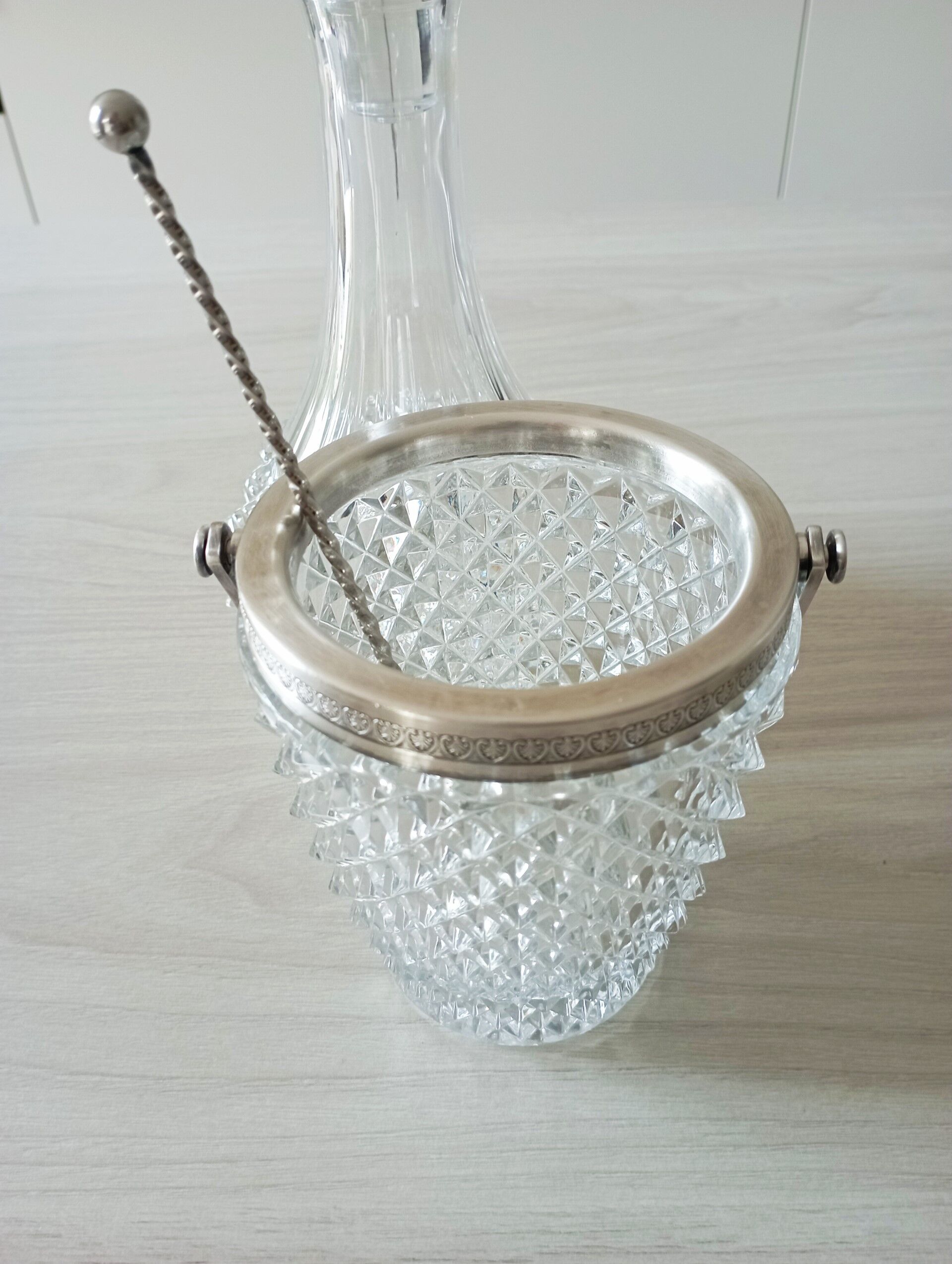 Carafe and ice bucket from the 60s