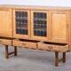 Brutalist Oak Sideboard attributed to Henning Kjærnulf, Denmark, 1960s