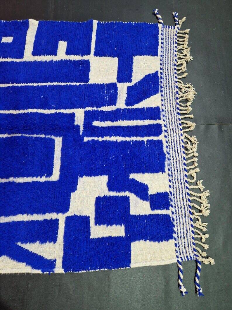 Beni Ourain Berber rug in natural wool, handwoven, 2.5/3.5 m.