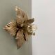 Vintage wall light in gold metal