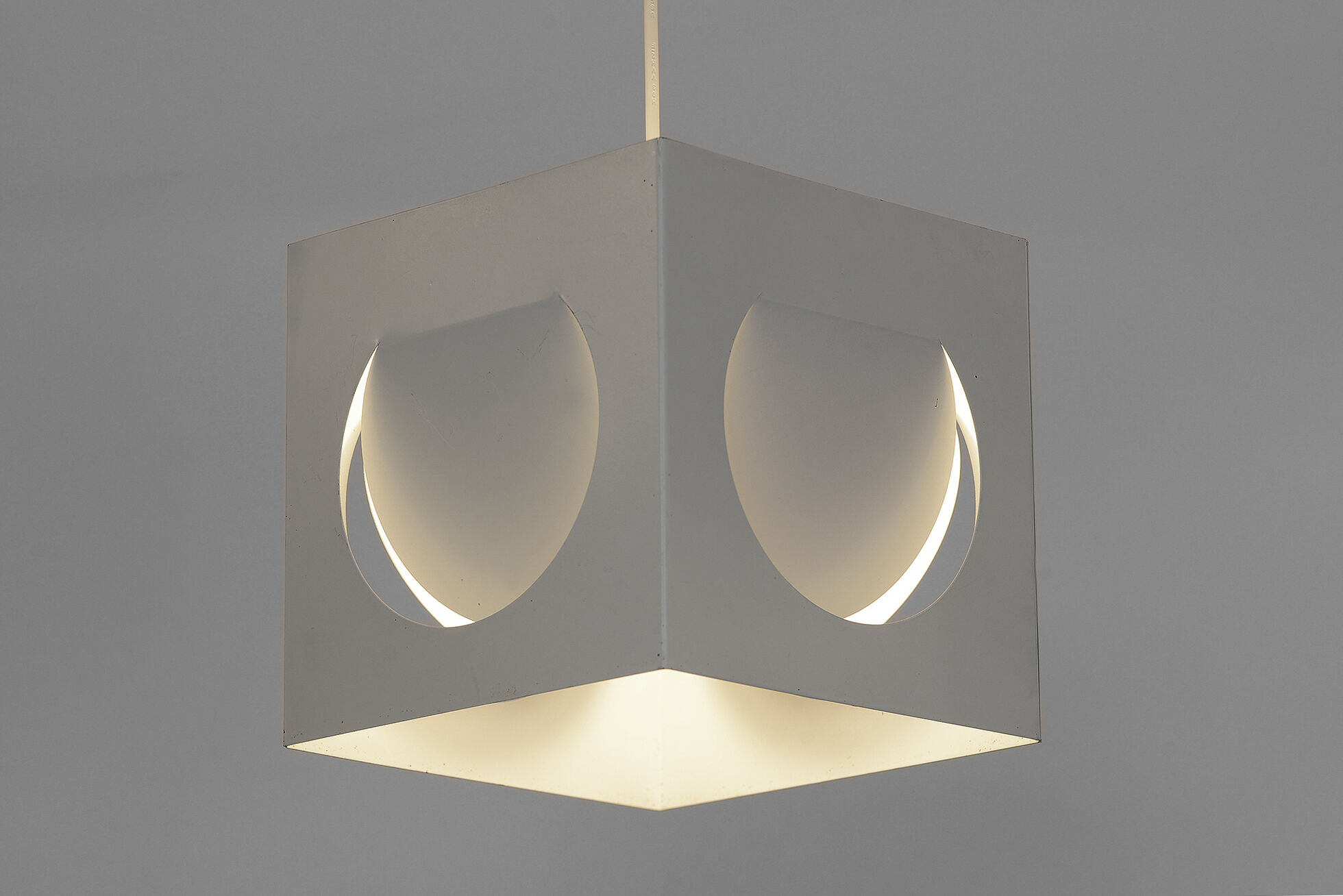 Metal pendant light 61-193 by Shogo Suzuki for Stockmann Orno. Finland 1970s
