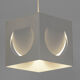 Metal pendant light 61-193 by Shogo Suzuki for Stockmann Orno. Finland 1970s