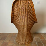 Wicker armchair