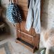 Wooden coat rack
