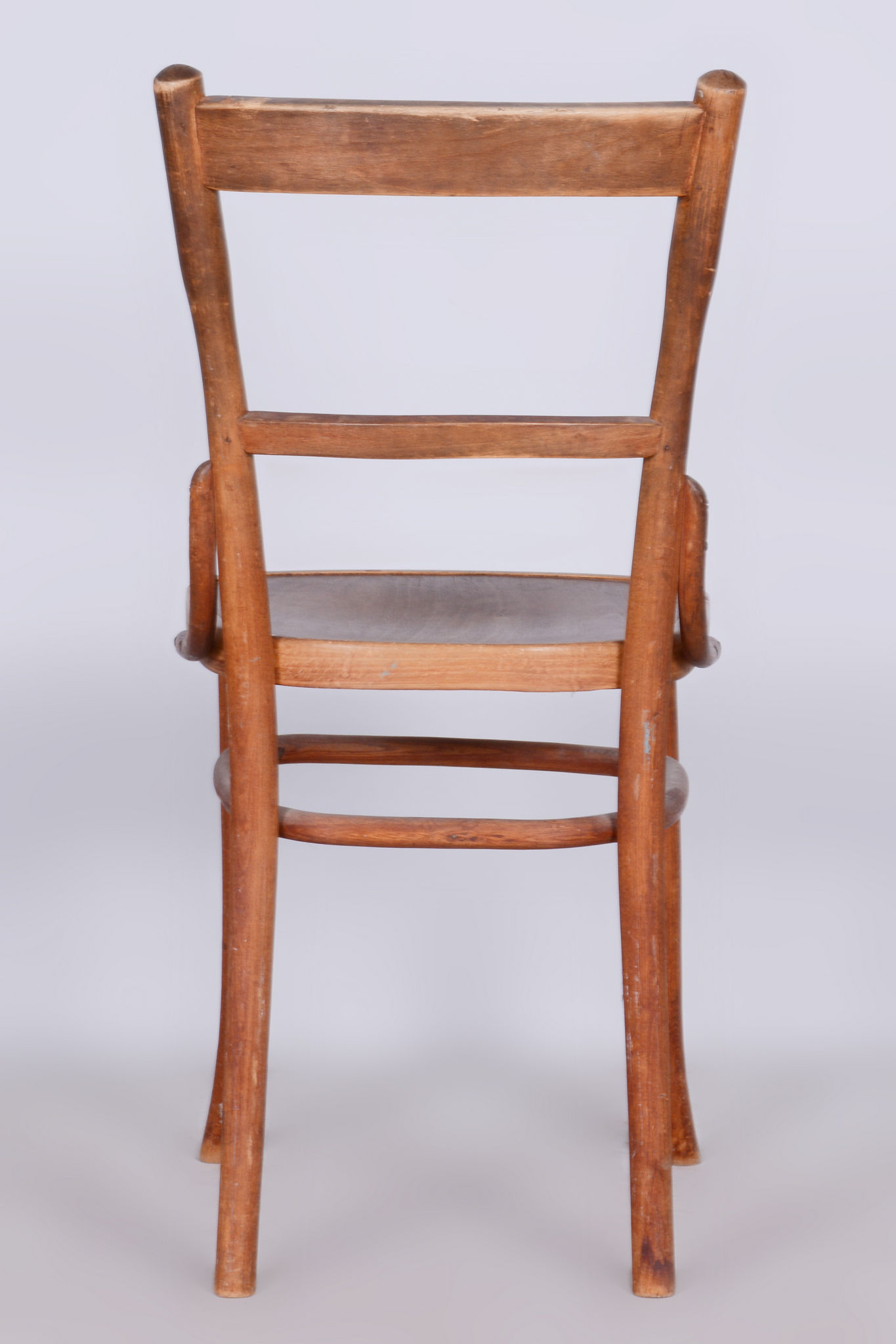 Original Art Deco Beech Chair, Fischel, Stable Construction, Czechia, 1920s