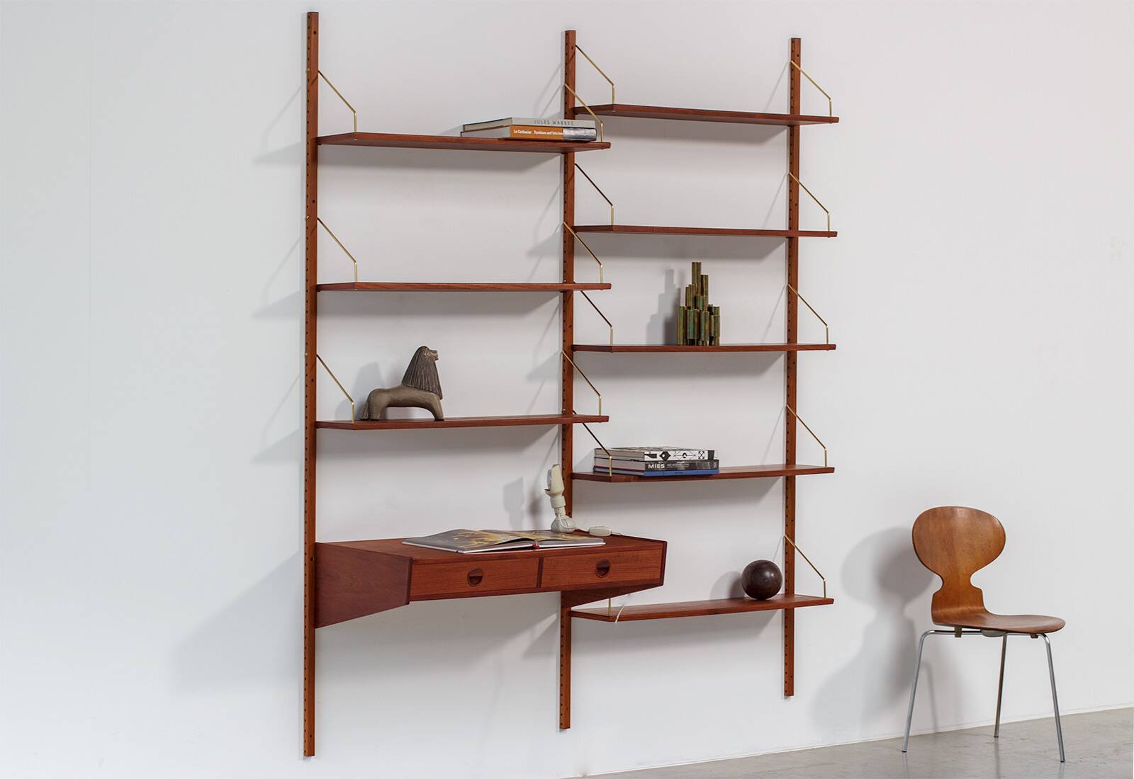 Hansen & Guldborg wall unit for HG Møbler 1960 Denmark