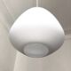 Scandinavian suspension vintage 1960 teak and opaline