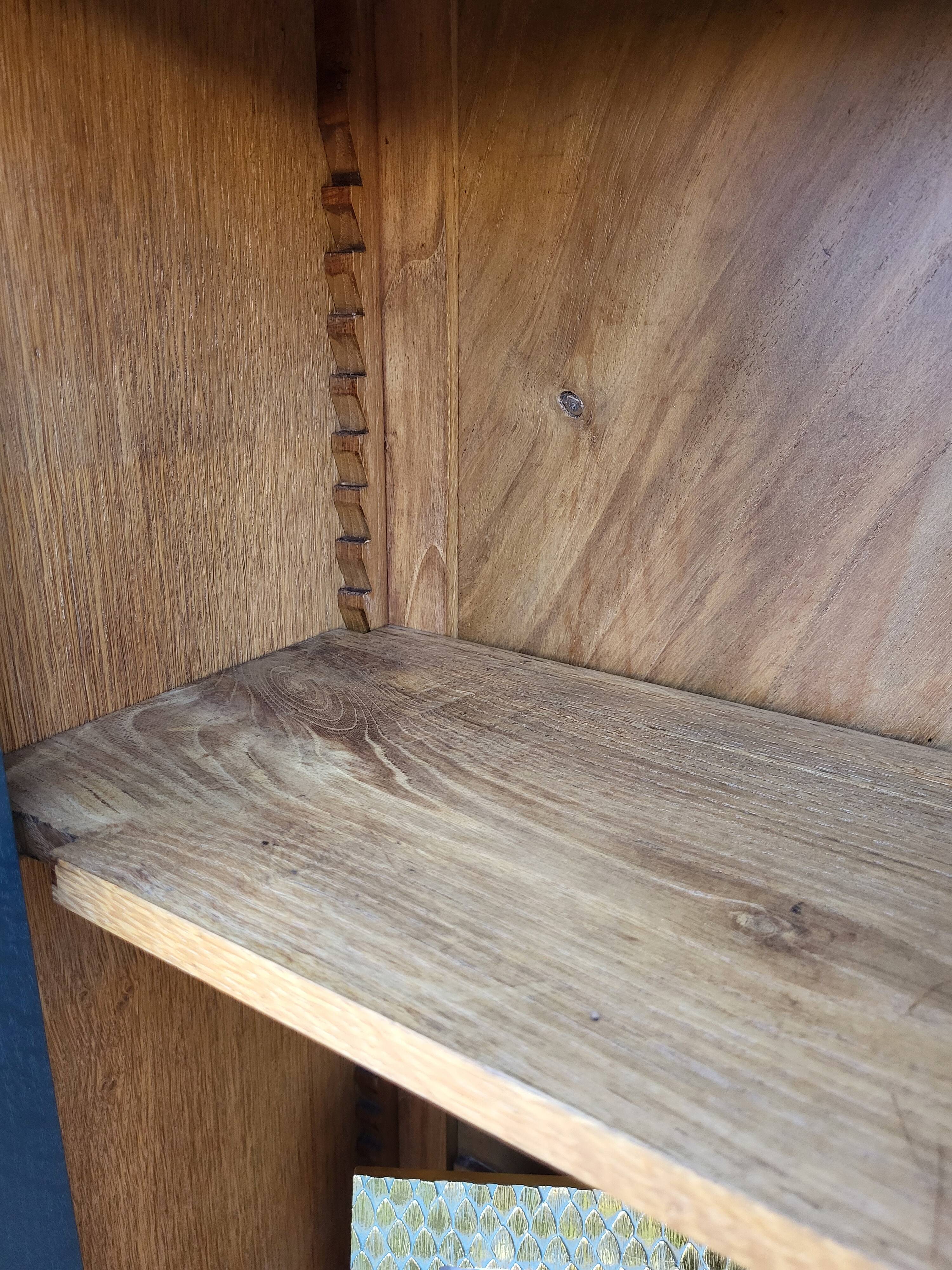 bookcase with 2 glass doors