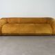 Nubuck leather amphibious sofa by Alessandro Becchi for Giovannetti,