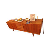 Buffet en teck vintage des annees 60