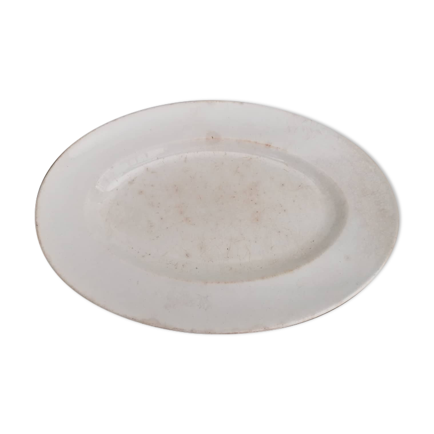 Oval earthenware dish Vieillard Bordeaux