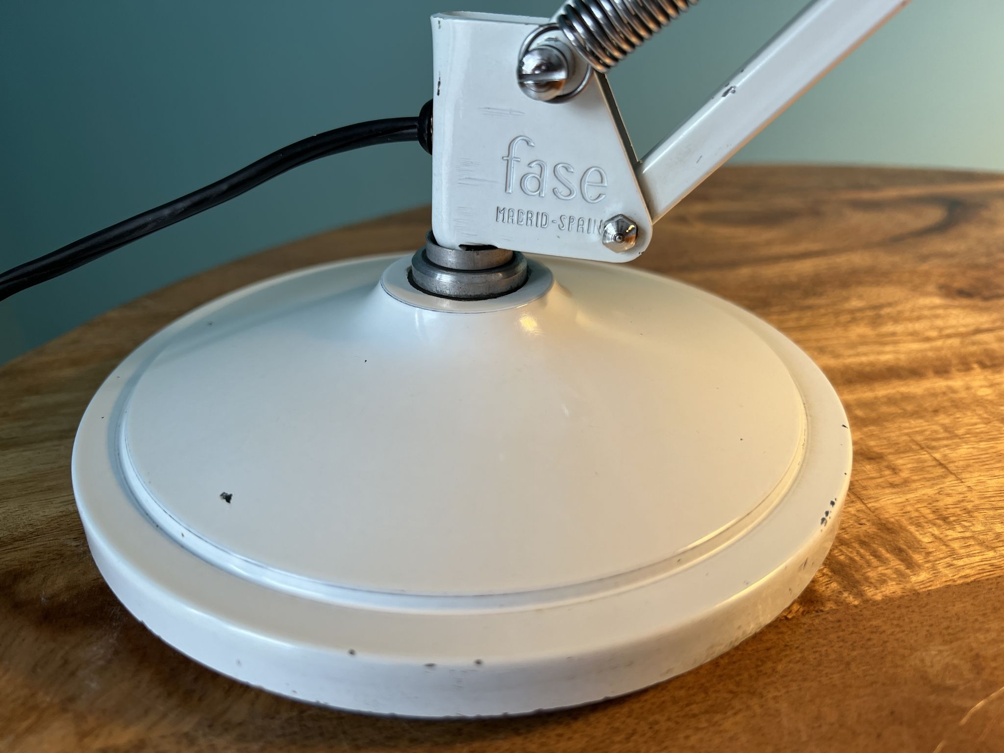 Vintage desk architect's lamp (FASE lamp), mid century flexo  from the 1970s
