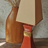 Coral lamp and gold house Le Dauphin