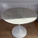 Vintage 1970 marble tulip table