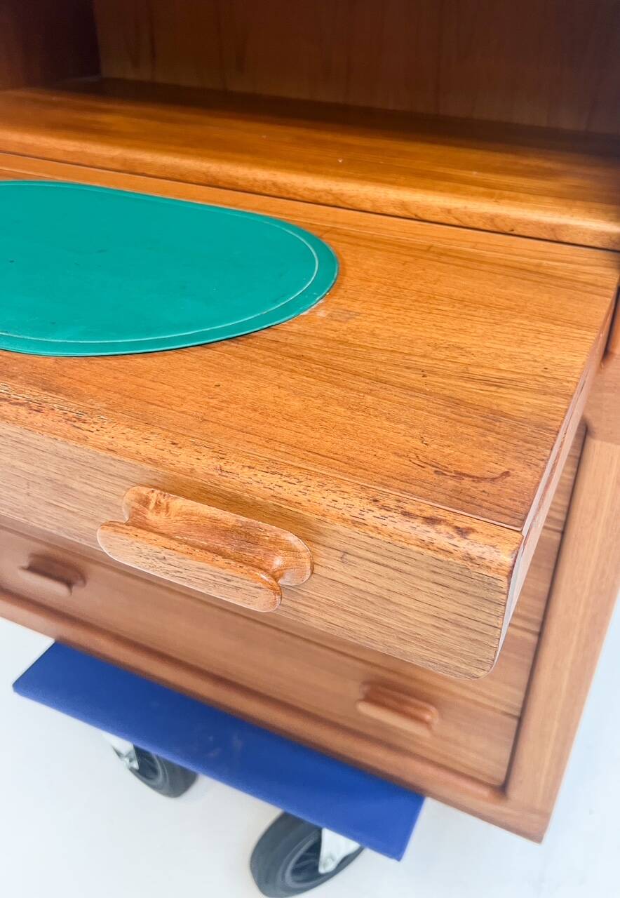 Teak secretary by Dyrlund, 1960s