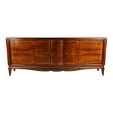 Vintage Art Deco sideboard by Jules Leleu, France 1940