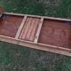Table de ferme en bois brut