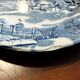 8 blue & white dinner plates (Royal Tudor Gien Lunéville Ceraminter)