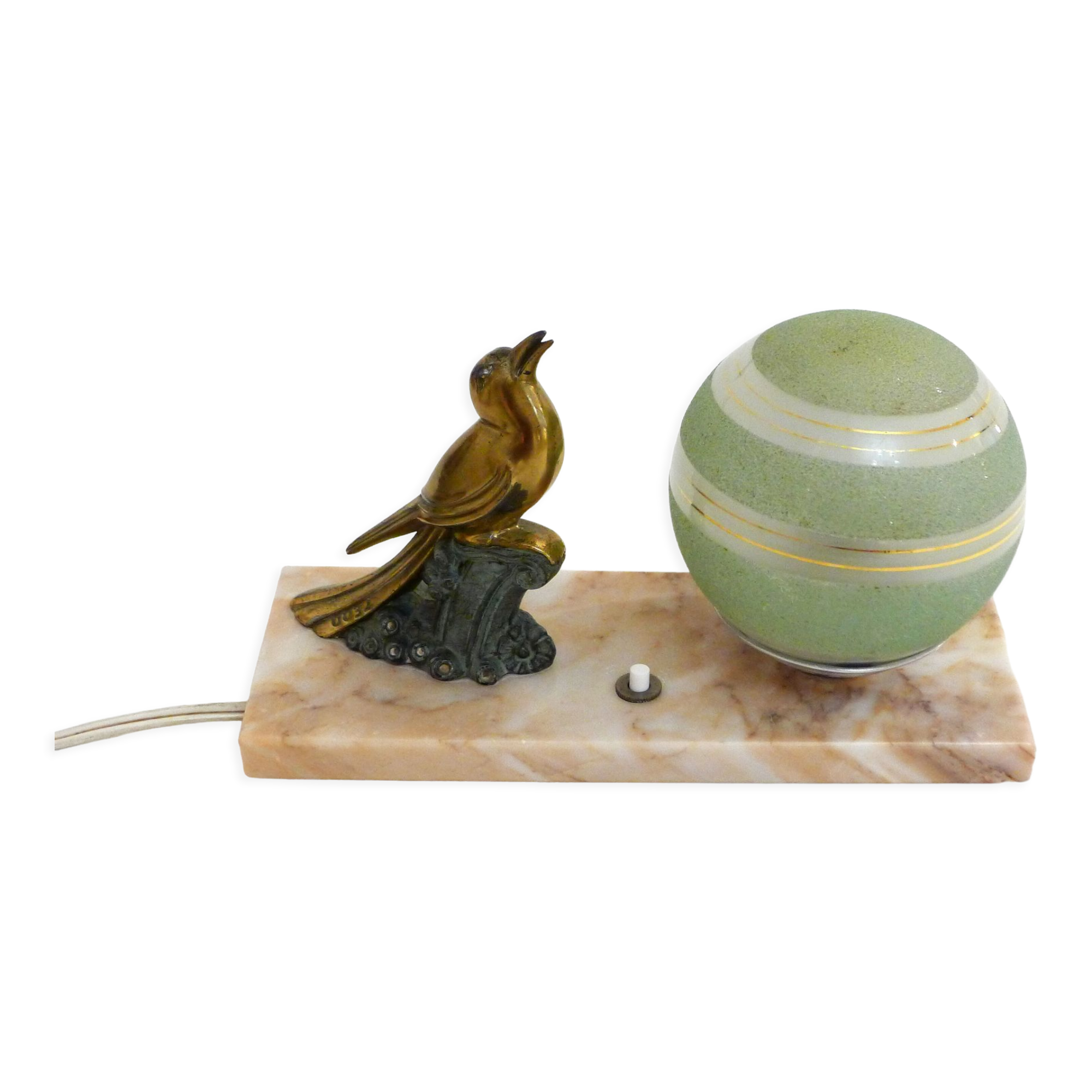 Art Deco night light lamp