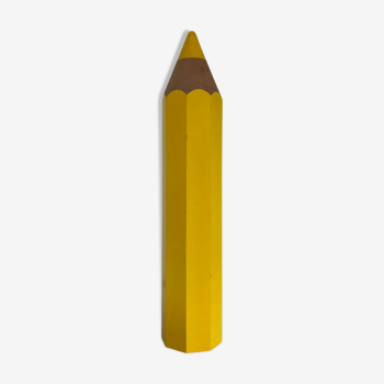 Lamp in the shape of a yellow pencil edited by Vilac, France, 1980