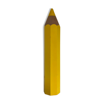 Lamp in the shape of a yellow pencil edited by Vilac, France, 1980