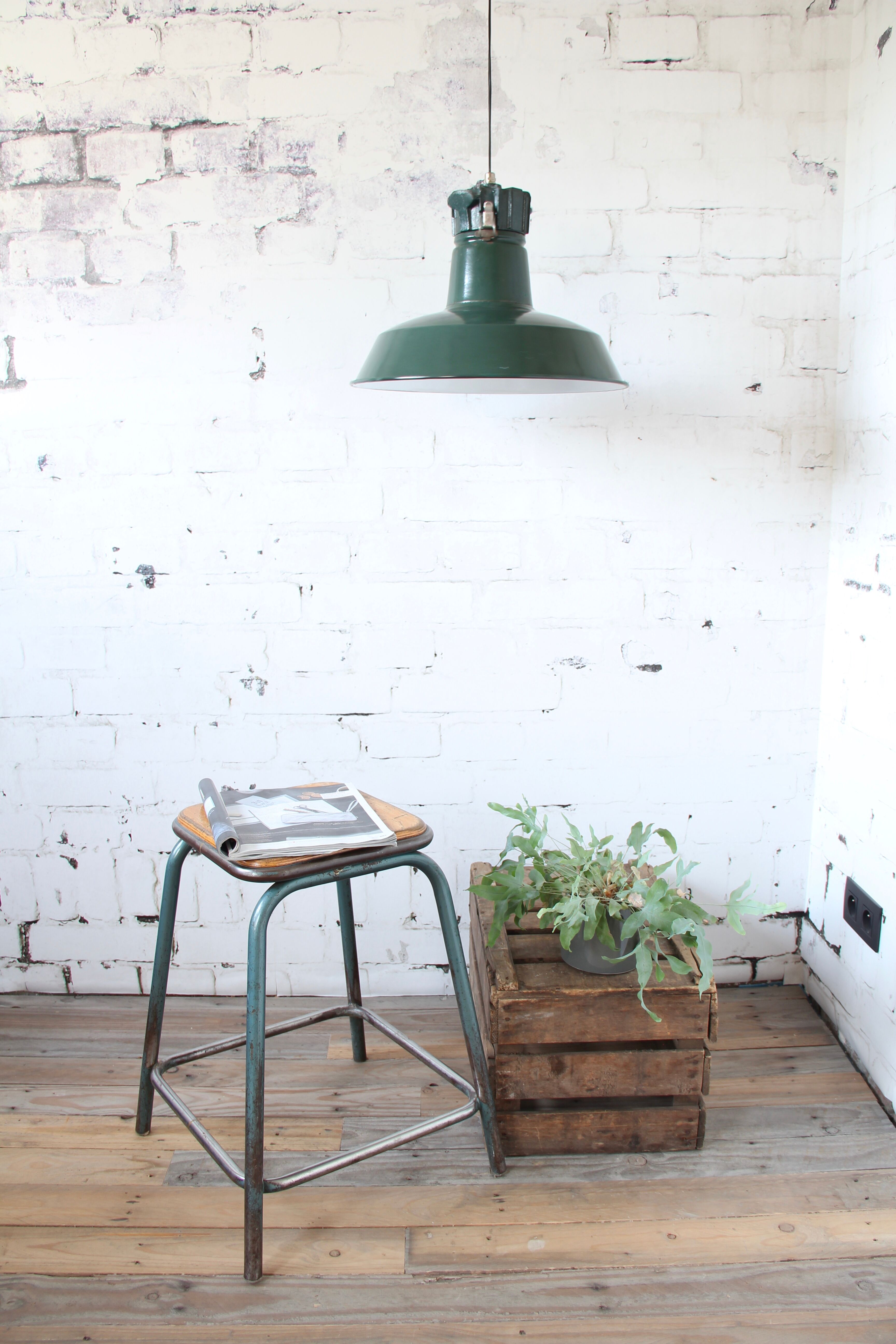Industrial vintage Mullca stool