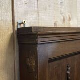 Oak mirror from the early 20th century.