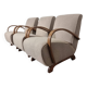 Armchairs from Jindrich Halabala, 1940s, Set of 3