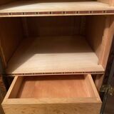 Art Deco bedroom set in walnut burl and marble